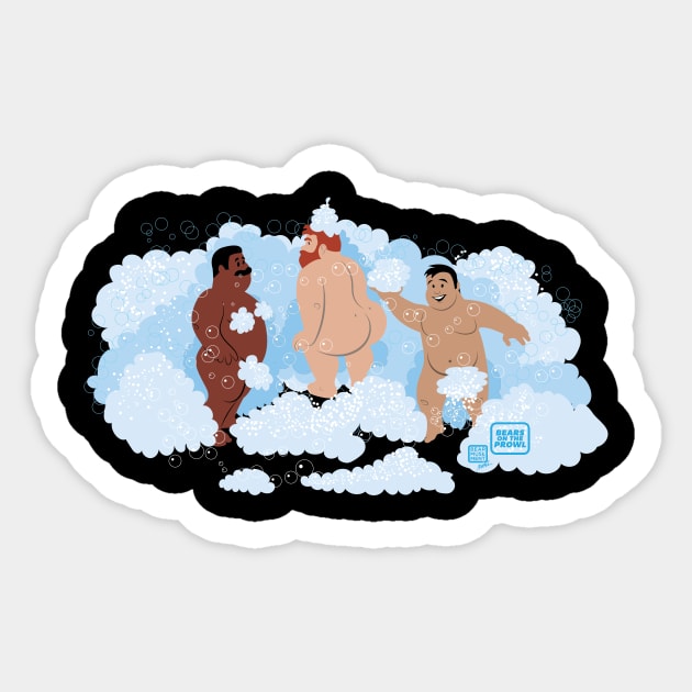 Bears on the Prowl - FOAM Sticker by BearsOnTheProwl